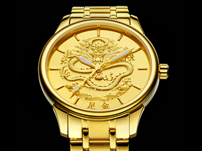 黄金手表 | 专业手表拍摄公司台湾品牌纯金表拍摄案例
